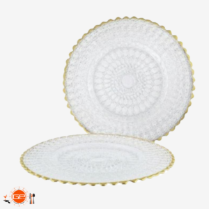 Piattino filo oro Helios Ø16 cm