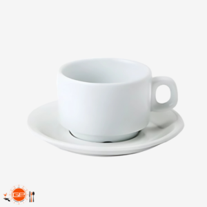 Tazza caffè Basic Pluscon piattino